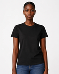 Structured Crew Neck Tee – Black